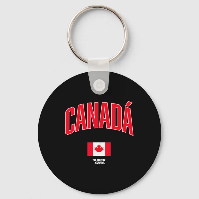 2026 Canada Fotboll Fan Världscupen _2  Nyckelring (Framsida)