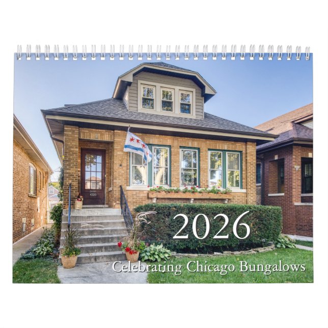 2026 Chicago Bungalow Association Calendar Kalender (Omslag)