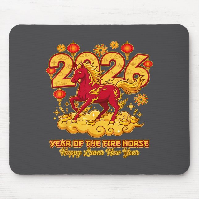 2026 Chinese New Year Of The Horse Lunar Zodiac  Musmatta (Framsidan)