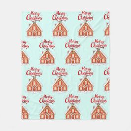 2026 Christmas House Fleece Blanket