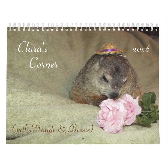 2026 Claras Groundhog-kalender F Kalender (Omslag)