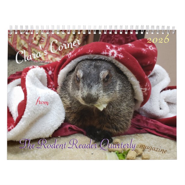 2026 Claras Groundhog-kalender G Kalender (Omslag)