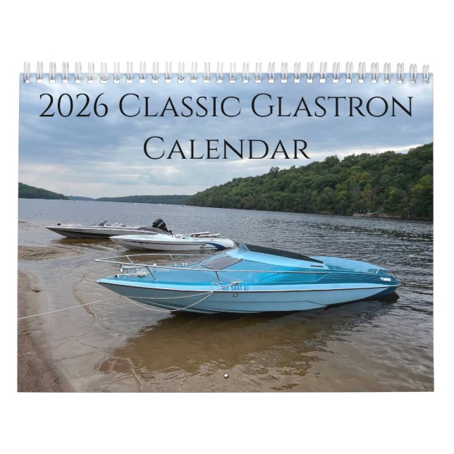 2026 Classic Glastron-kalender Kalender (Omslag)