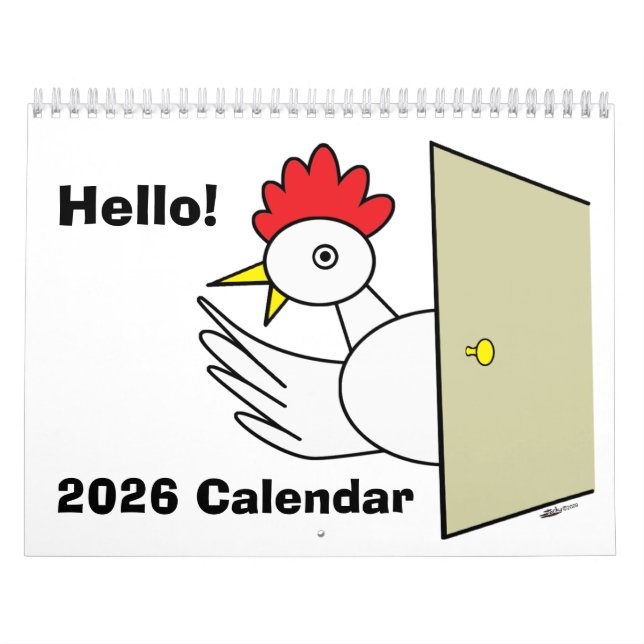 2026 Cocky Cartoons Kalender! Kalender (Omslag)