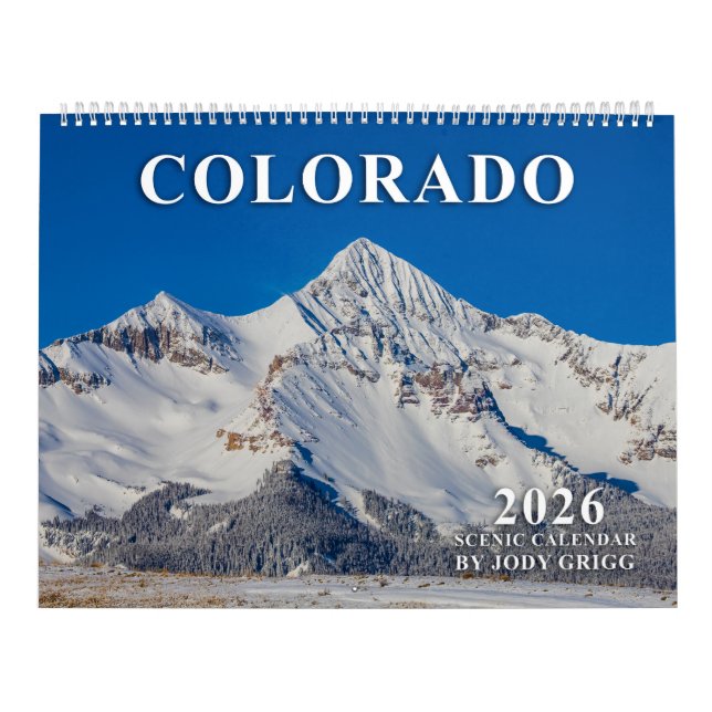 2026 Colorado Scenic Calendar Kalender (Omslag)