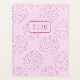 2026 Coming Up Roses: Dark Pink Roses on Pink
