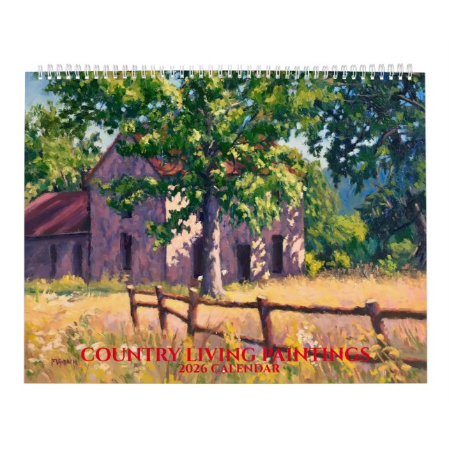 2026 Country Living Original Painting Calendar Kalender (Omslag)