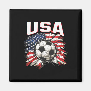 2026 Cup Flag Fotboll Stolthet Kul Familj Usa Magnet