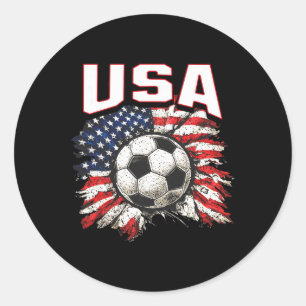 2026 Cup Flag Fotboll Stolthet Kul Familj Usa Runt Klistermärke