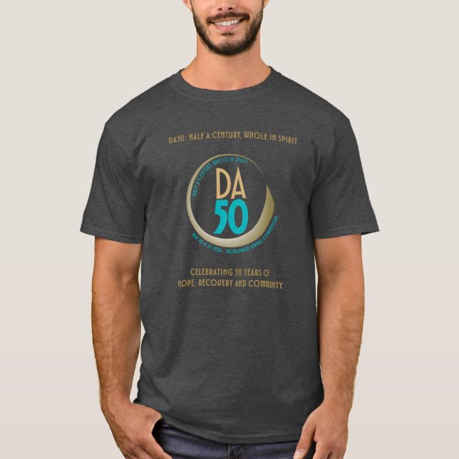 2026 D.A. Convention • 50-årsjubileum T-Shirt (Framsida)