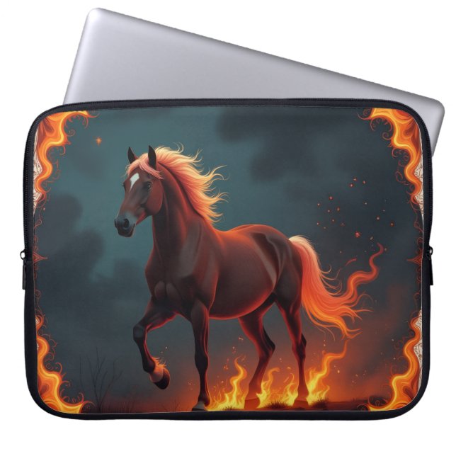 „2026 – Das Jahr des Feuerpferds“8 Laptop Fodral (Framsidan)