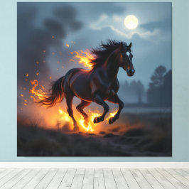 „2026 – Das Jahr des Feuerpferds“ Canvastryck