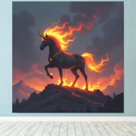 „2026 – Das Jahr des Feuerpferds“ Canvastryck