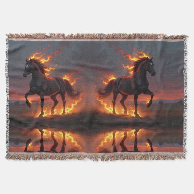 „2026 – Das Jahr des Feuerpferds“ Filt (Framsidan)