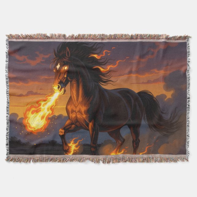 „2026 – Das Jahr des Feuerpferds“ Filt (Framsidan)