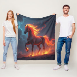 „2026 – Das Jahr des Feuerpferds“ Fleecefilt