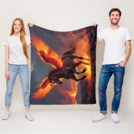 „2026 – Das Jahr des Feuerpferds“ Fleecefilt