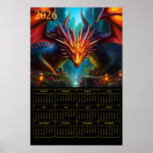 2026 Drakkalender Poster