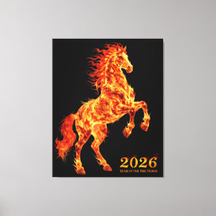 2026 Eldens Häst år Canvastryck