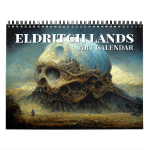 2026 Eldritch Lands 2 Mörkar Fantasy Art Calendar Kalender