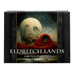 2026 Eldritch Lands 4 Mörkar Fantasy Art Calendar Kalender