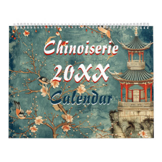 2026 elegant kinesisk vägg kalender