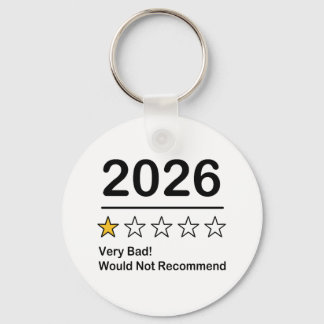 2026 en stjärnas betyg mycket dåligt år nyckelring