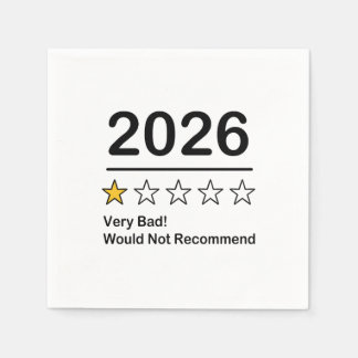 2026 en stjärnas betyg mycket dåligt år pappersservett