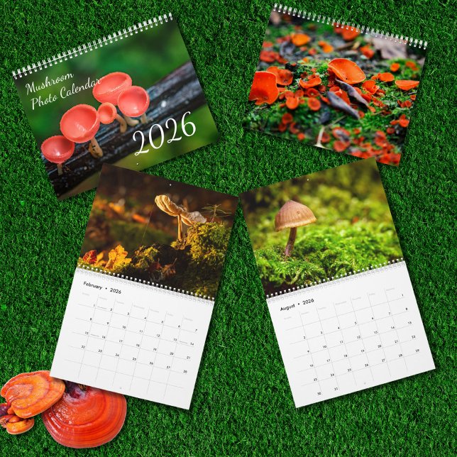 2026 Enchanted Mushroom Photo Kalender (Skapare uppladdad)