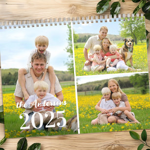 2026 enkel Personlig Photo Collage varje månad Kalender