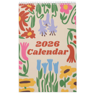 2026 Ettsidig Liten Kalender – Ren och Modern