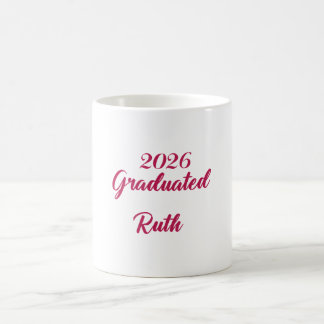2026 Examen kaffemugg | Anpassa namnmugg