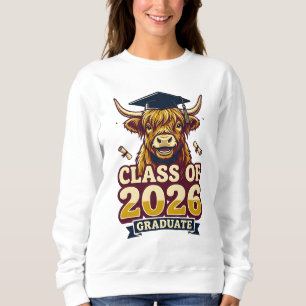 2026 examensarbete med en höglands ko  t shirt