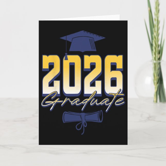 2026 examenstudent examenshatt diplom  kort (Framsida)