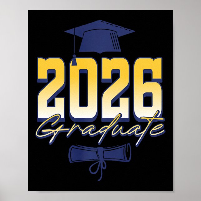 2026 examenutexaminerad student examensbevis premi poster (Framsidan)