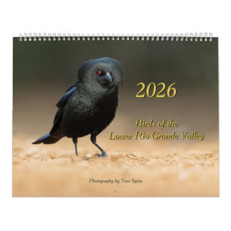2026 - Fåglar i nedre Rio Grande Valley-kalender Kalender