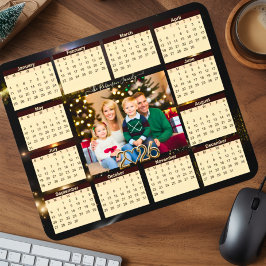 2026 Family photo calendar new year mousepads Musmatta