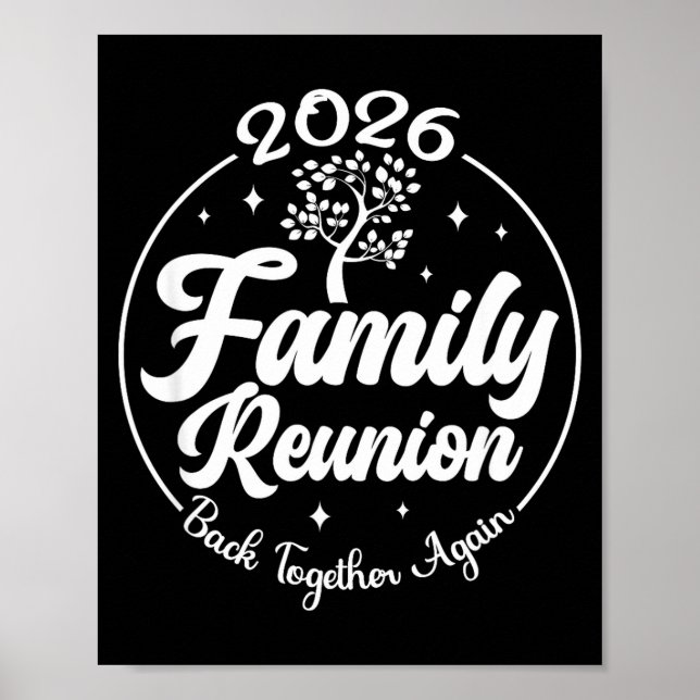 2026 Family Reunion Back Together Again Reunion Ma Poster (Framsidan)