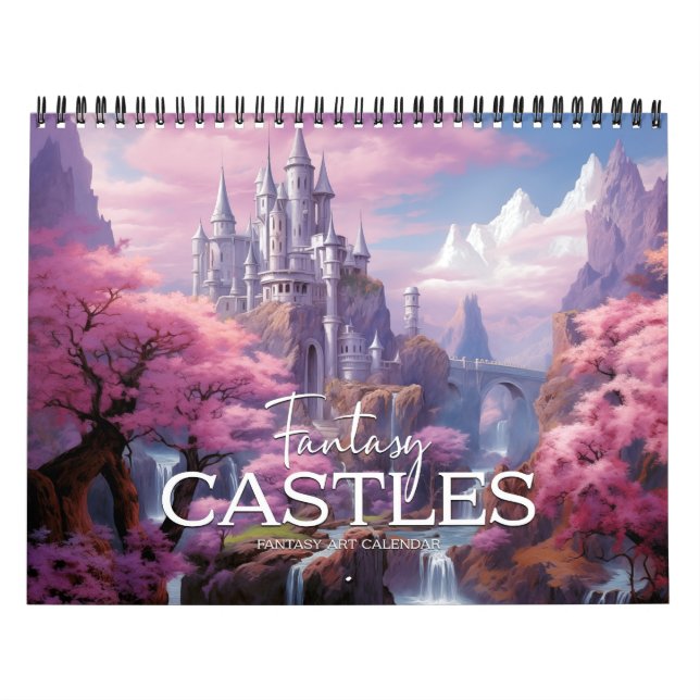 2026 Fantasy Castles 3 Art Calendar Kalender (Omslag)