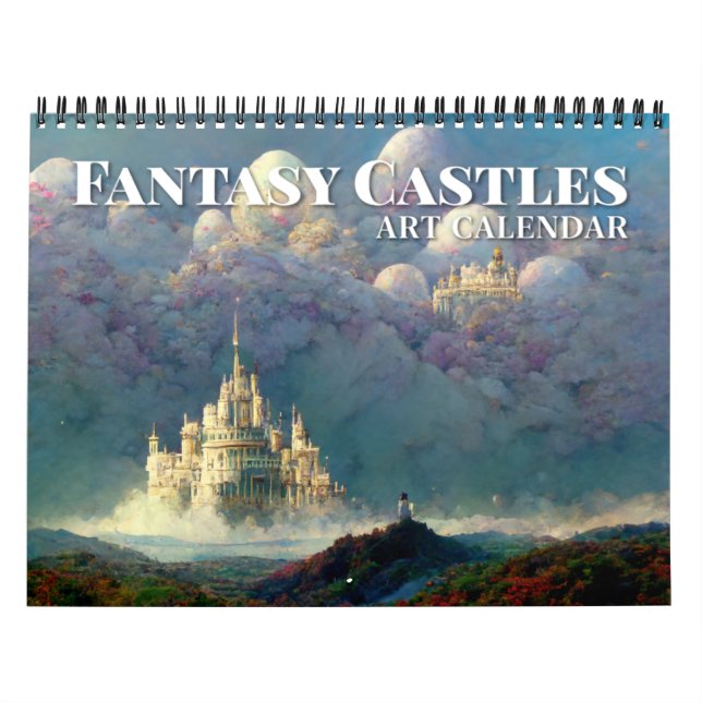 2026 Fantasy Castles Art Calendar Kalender (Omslag)