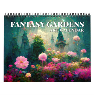 2026 Fantasy Gardens Fantasy Art Calendar Kalender