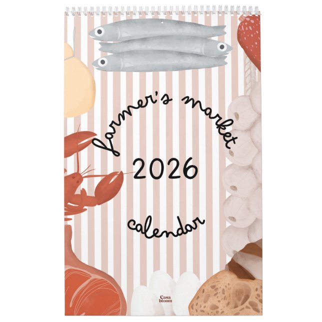 2026 Farmer's Market Calendar -  Kalender (Omslag)