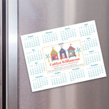 2026 Fastighetsmäklare Kalender Strandhus Magnet