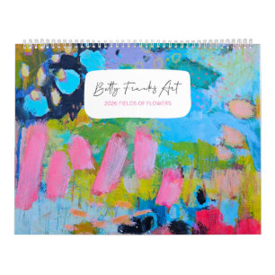 2026 Fields of Flowers-kalender av Betty Franks Kalender