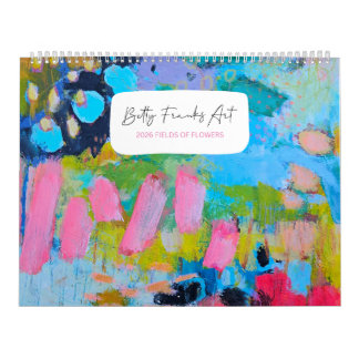 2026 Fields of Flowers-kalender av Betty Franks Kalender