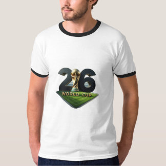 2026 FIFA VM Logo med trofé – Officiell T Shirt