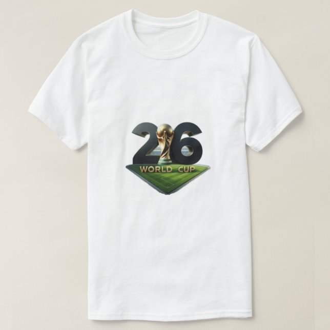 2026 FIFA World Cup Logo with Trophy – Official  T Shirt (Design framsida)
