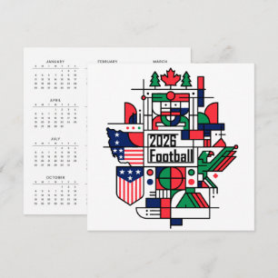 2026 Football Calendar USA, Kanada, Mexiko