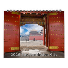 2026 Förbjudna staden Kalender