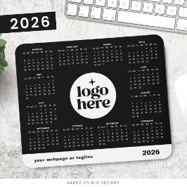 2026 Företag Heldig Anpassningsbar Färgkalender Musmatta